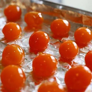 Salted duck egg yolks are used to make cakes/vacuum seal