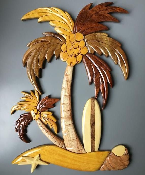 WOOD INTARSIA WALL ART/ INTARSIA WALL ART HANGING BY WOOD CARVING FROM VIETNAM