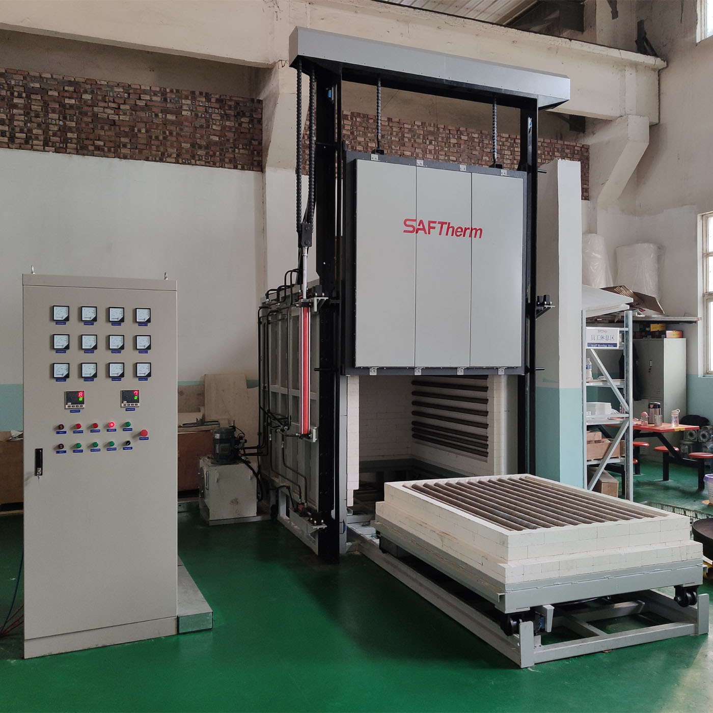 1200C Heat Treatment Industrial Electric Sintering Furnace Price High Temperature Car Bottom Industrial Furnace