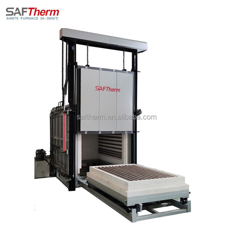 1200C Heat Treatment Industrial Electric Sintering Furnace Price High Temperature Car Bottom Industrial Furnace