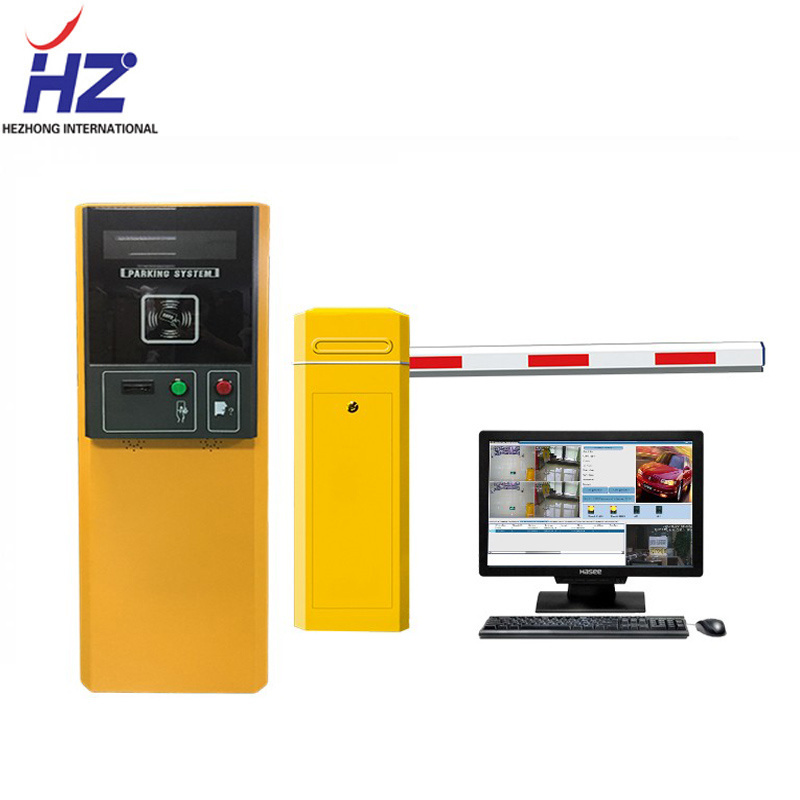 Barcode Ticket Dispenser & RFID UHF compatible Car Parking System Intelligent Payment All In One Machine