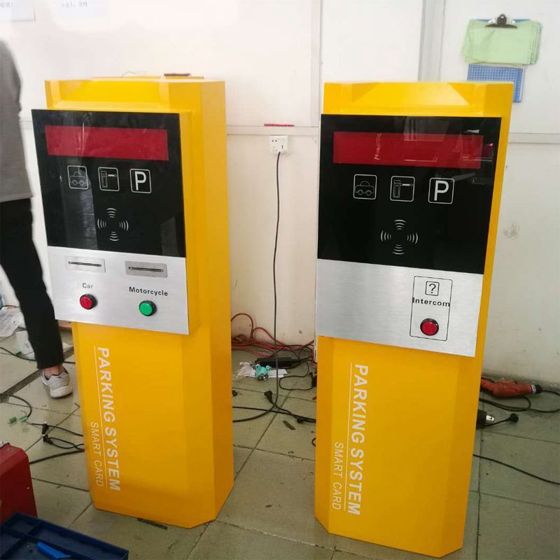 Barcode Ticket Dispenser & RFID UHF compatible Car Parking System Intelligent Payment All In One Machine