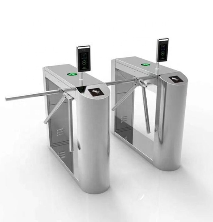 Automatic security mechanism turnstile gate with access control system