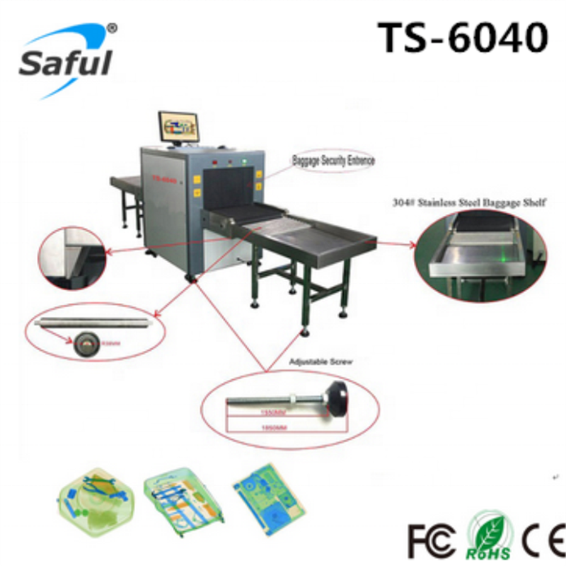 TS-6040 Luggage Checking X Ray Scanner Machine Security Inspection X-Ray Baggage Scanner