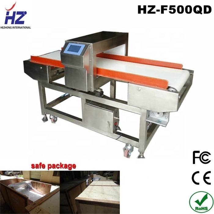 Metal Detector Tunnel Food Industrial Conveyor Belt  Metal Detector Food/Toys/Shoes/Clothes  HZ-F 500QD