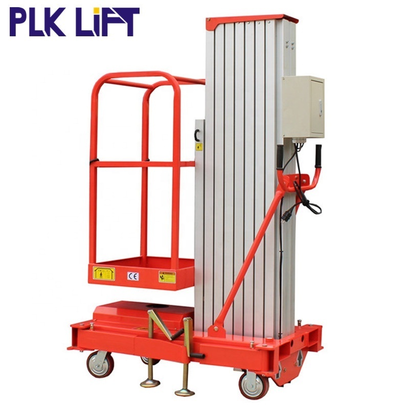 12m Electric Portable Aluminum Scaffolding Platform Lift