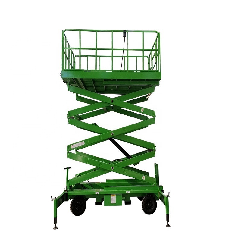 Good Price full electric mini scissor lift hyudraulic mobile cesar high truck