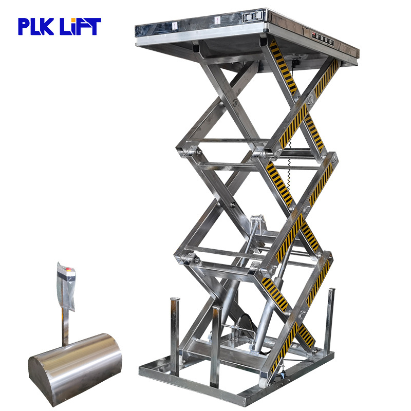 PLK 3M 1000KG 2000KG  Factory Price Chinese Shopping Platform Scissor Lift With CE certification