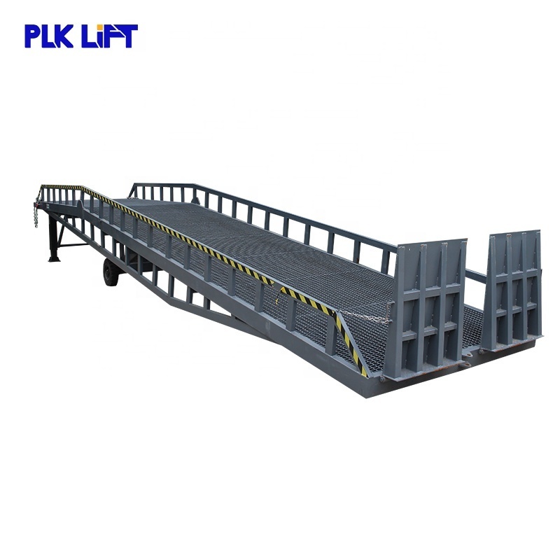 Electric Hydraulic Mobile Loading Yard Ramp for Container Truck Trailers