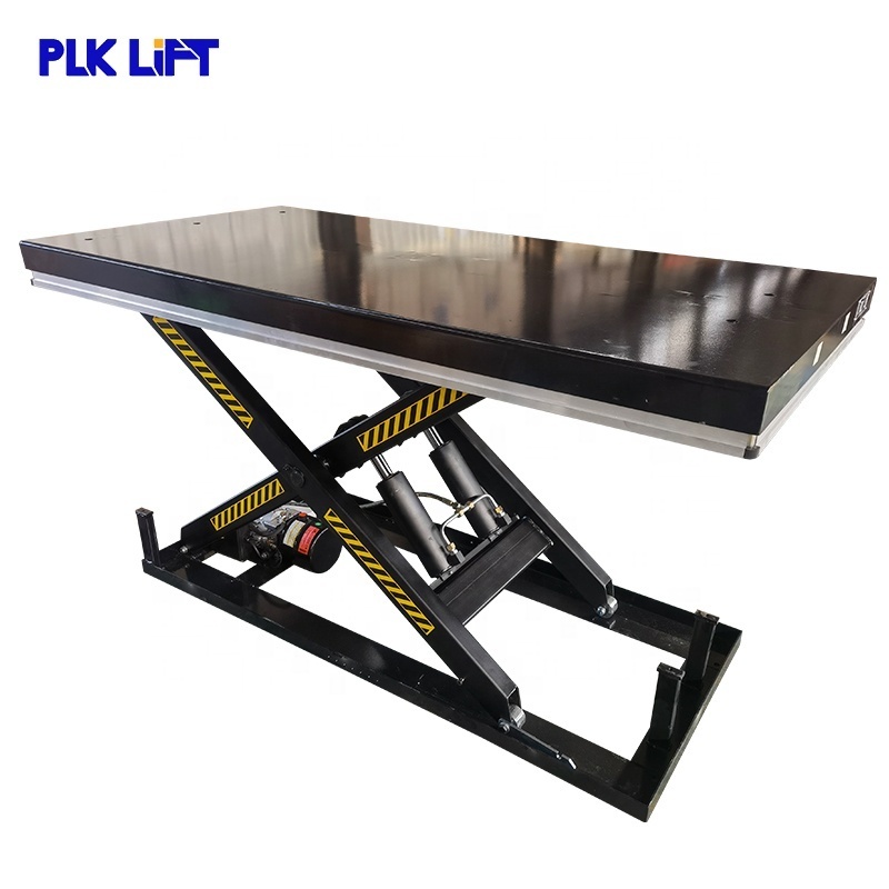 High Performance Anti Pinch CE Certificated AC Power Electric Hydraulic Stationary Scissor Lift Table