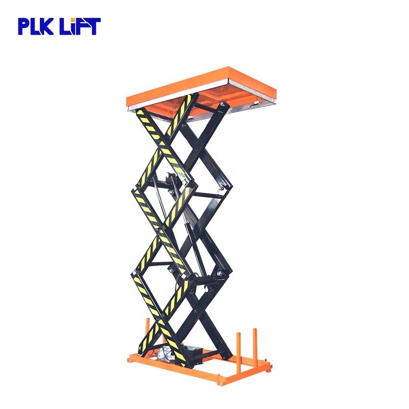 Stationary Lift Table Platform Three Scissors Lift Table