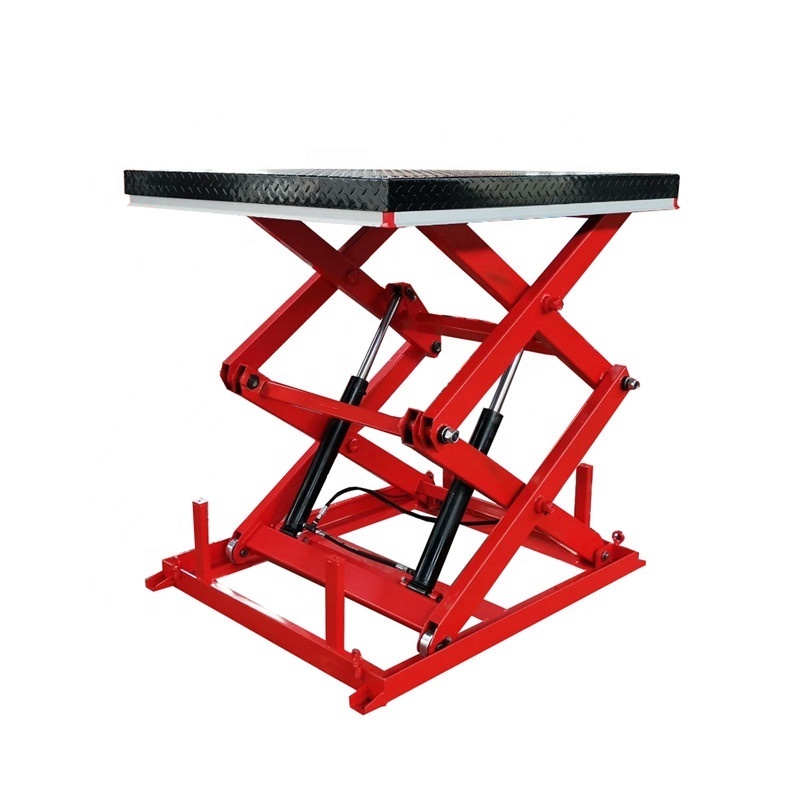 High Performance Anti Pinch CE Certificated AC Power Electric Hydraulic Stationary Scissor Lift Table