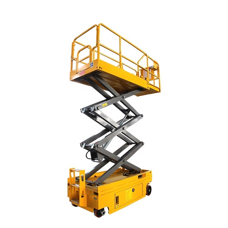 Good Price full electric mini scissor lift hyudraulic mobile cesar high truck