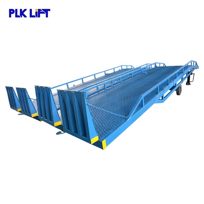 Electric Hydraulic Mobile Loading Yard Ramp for Container Truck Trailers