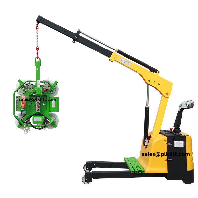 Global Supply Chain Suction Crane with High Quality Vacuum Pump and Maintenance-free Battery For CE