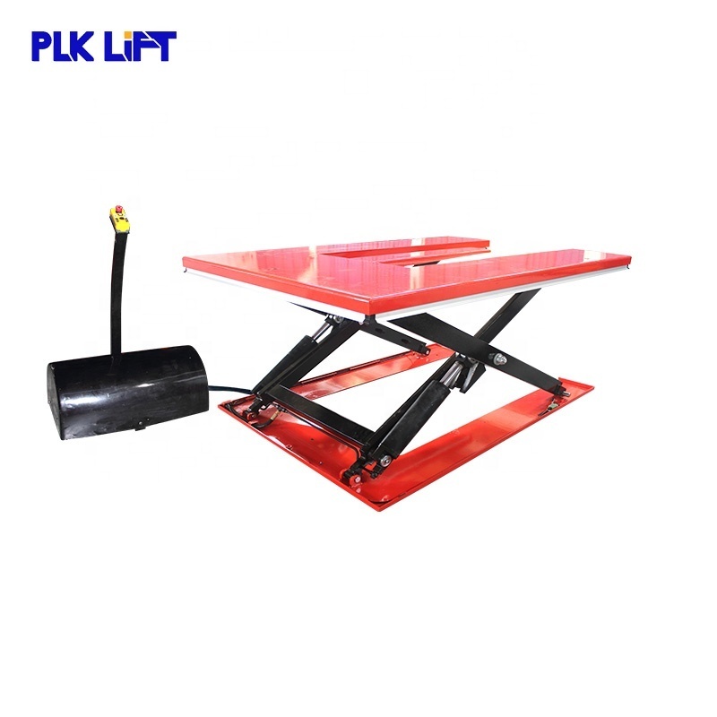 PLK High End 600KG 1000KG 1500KG Electric Hydraulic Scissor Cargo Lift for CE Certification