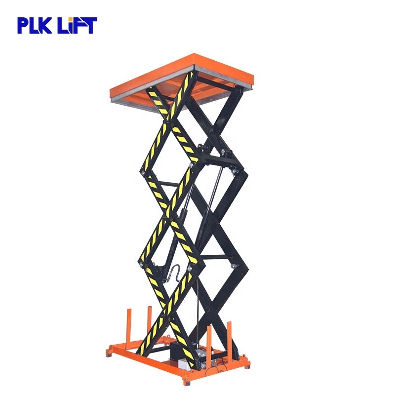 Stationary Lift Table Platform Three Scissors Lift Table