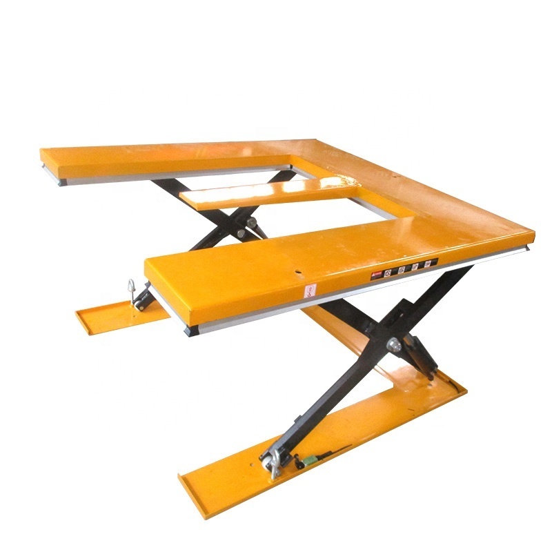 PLK High End 600KG 1000KG 1500KG Electric Hydraulic Scissor Cargo Lift for CE Certification