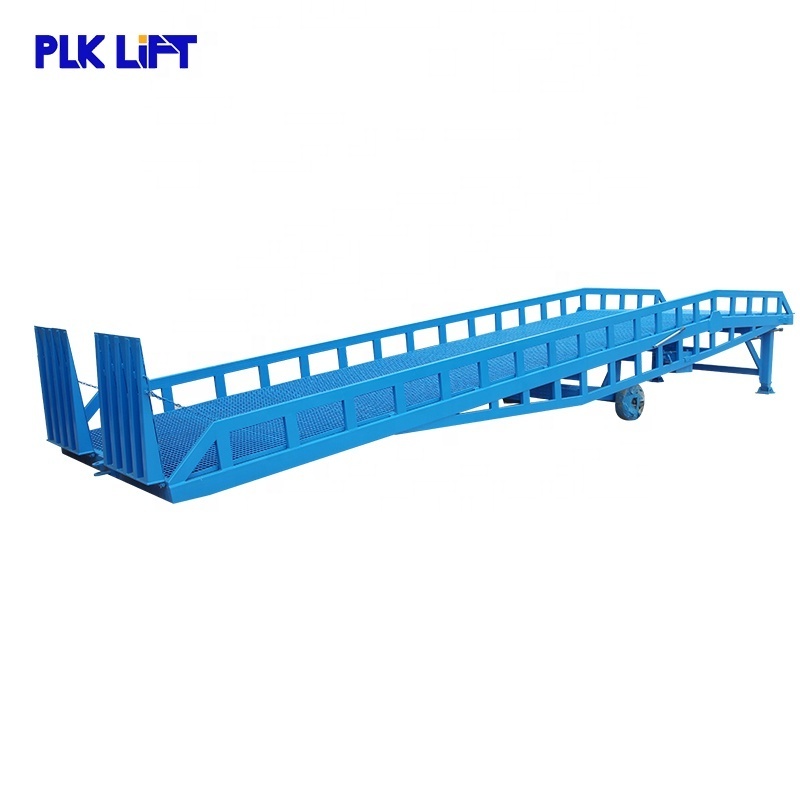 Electric Hydraulic Mobile Loading Yard Ramp for Container Truck Trailers