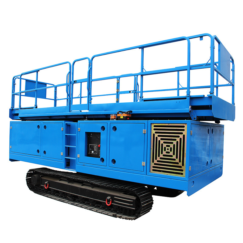 Heavy Duty Outdoor Crawler Scissor Elevator Tracked Aerial Lift for Rental