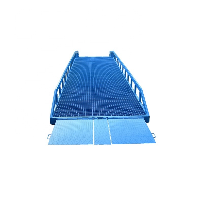 Electric Hydraulic Mobile Loading Yard Ramp for Container Truck Trailers