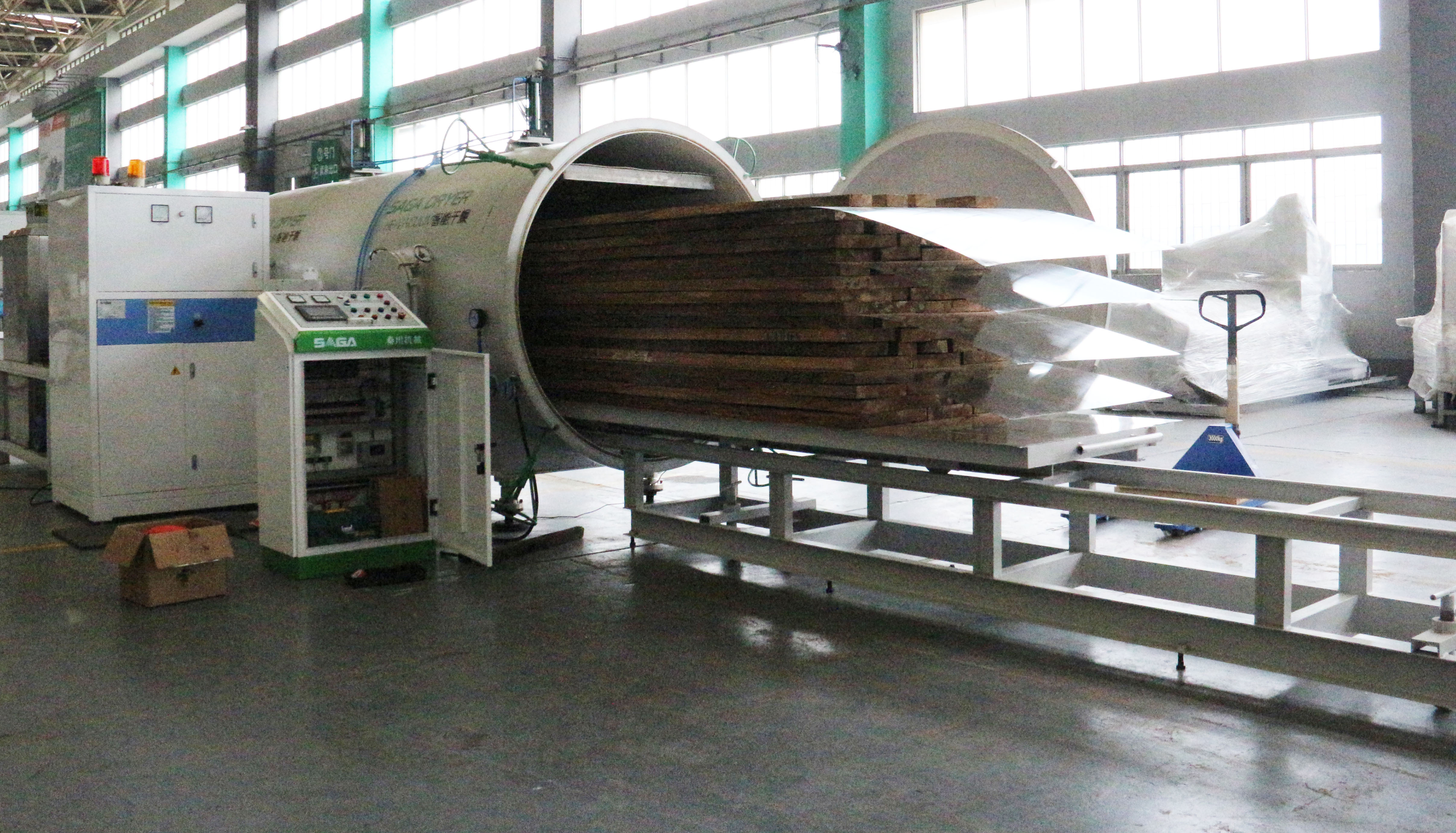 Saga HFVD45-SA HFVD120-SA high frequency wood vacuum dryer kiln timber drying machine