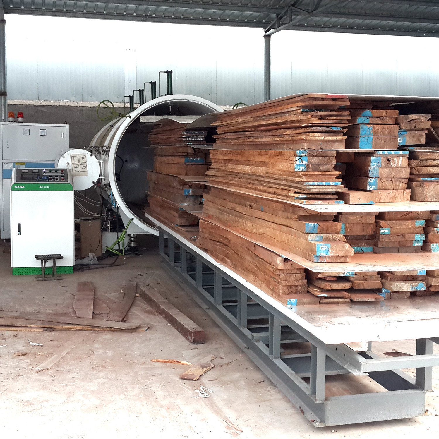 HF Saw Wood Drying Kiln/Woodwork Machines With Large Capacity