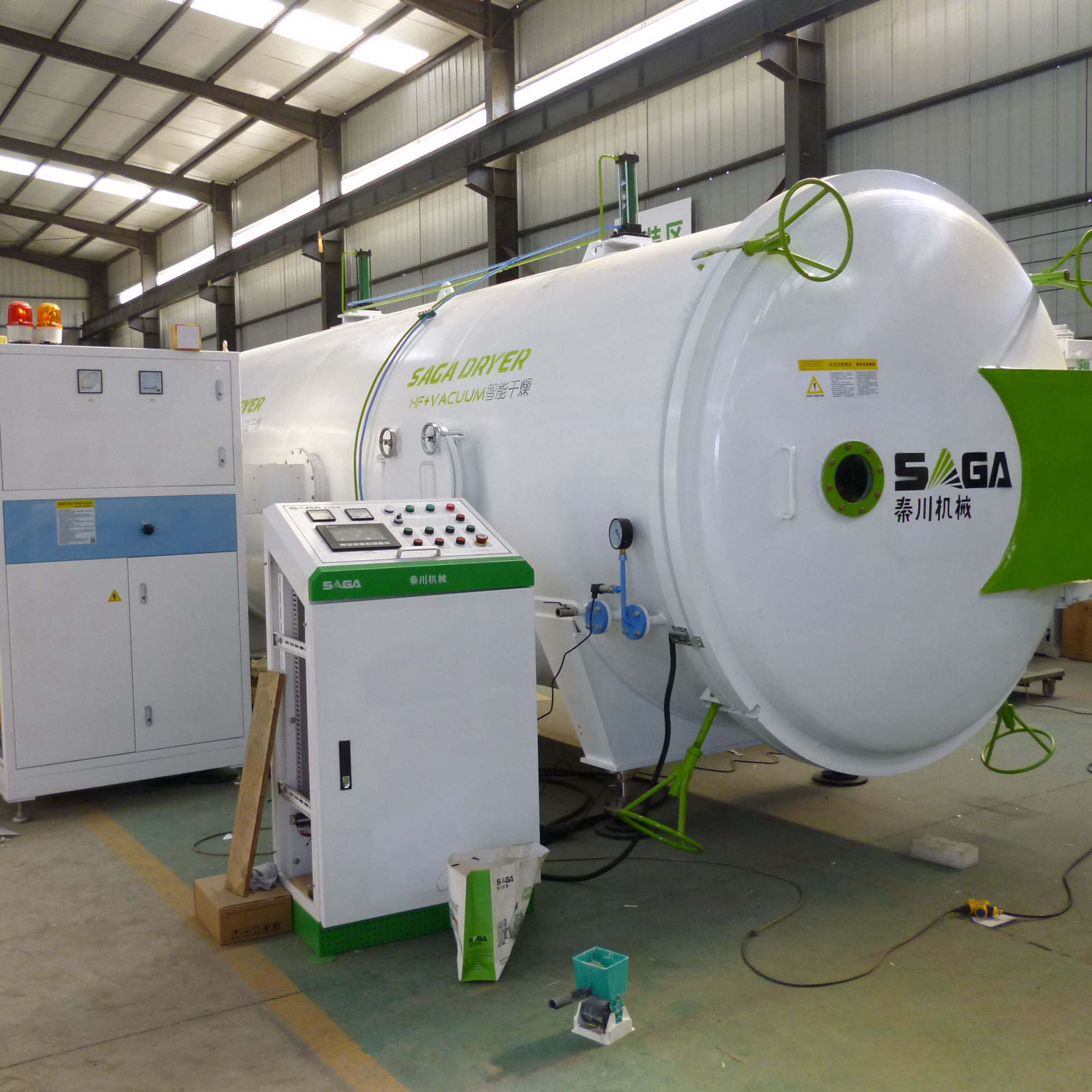 13CBM RF Wood Drying Kiln Vacuum Timber Drying Machine Sales From SAGA