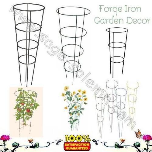 China Manufacture Powder Coated Strong Wire Cone Tomato Cage/Tomato Support Cage/Tomato Cage support Ring