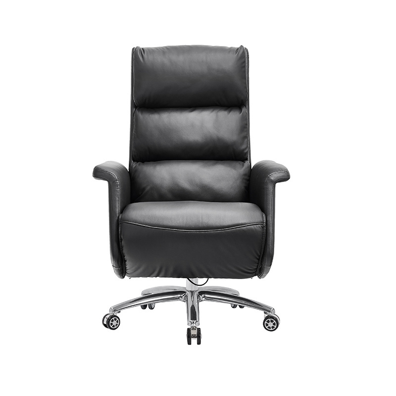 Foshan Sagely  Adjustable Height Boss Leather Swivel Recliner  Chair Executive Office Chair With Footrest