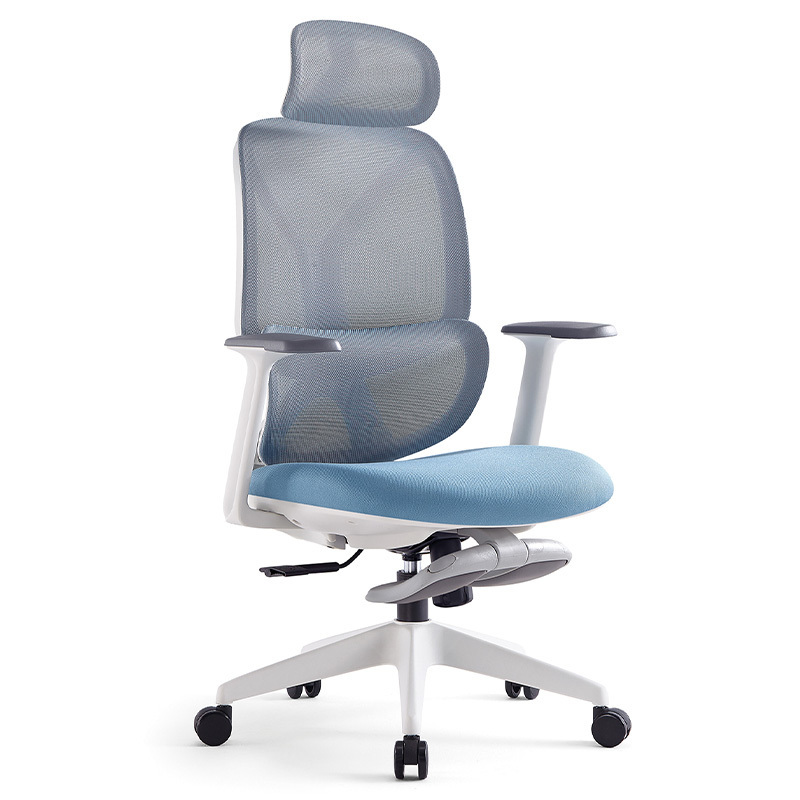 Home Office Breathable Mesh Computer Chair With Footrest Swivel Desk Chair Ergonomic Recliner Office Chair