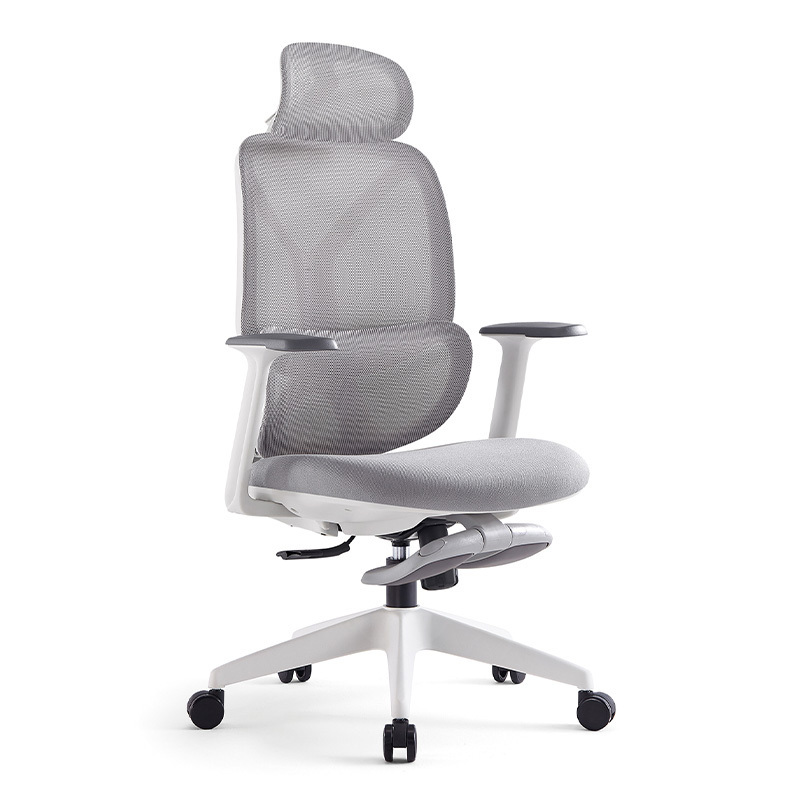 Home Office Breathable Mesh Computer Chair With Footrest Swivel Desk Chair Ergonomic Recliner Office Chair