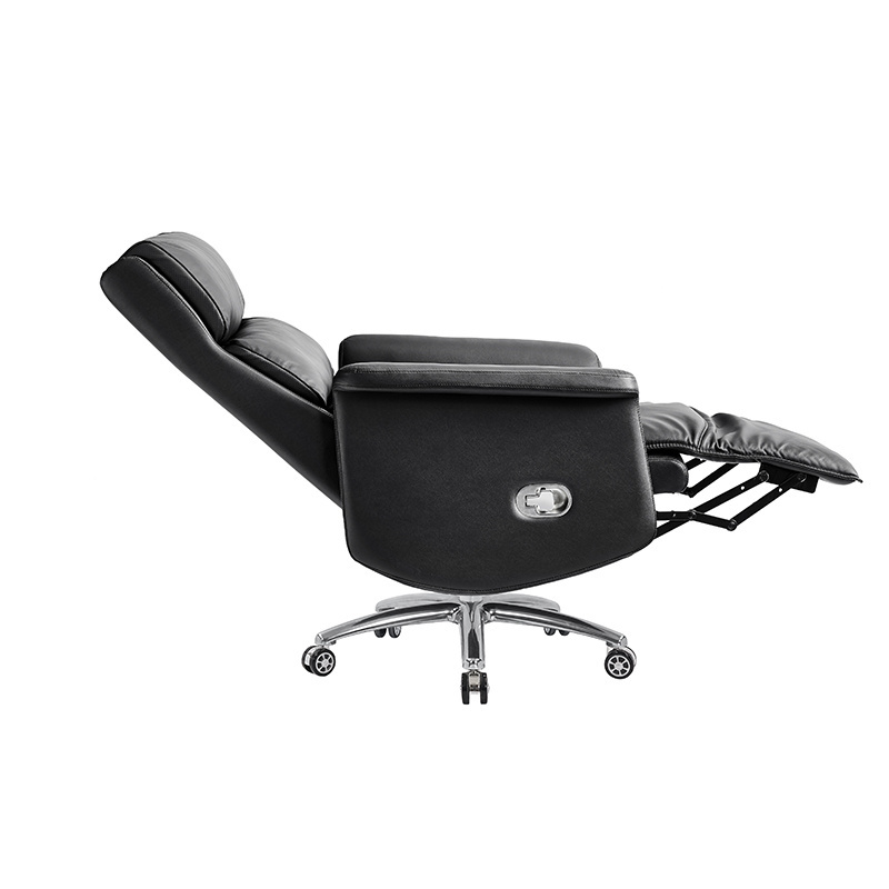 Foshan Sagely  Adjustable Height Boss Leather Swivel Recliner  Chair Executive Office Chair With Footrest