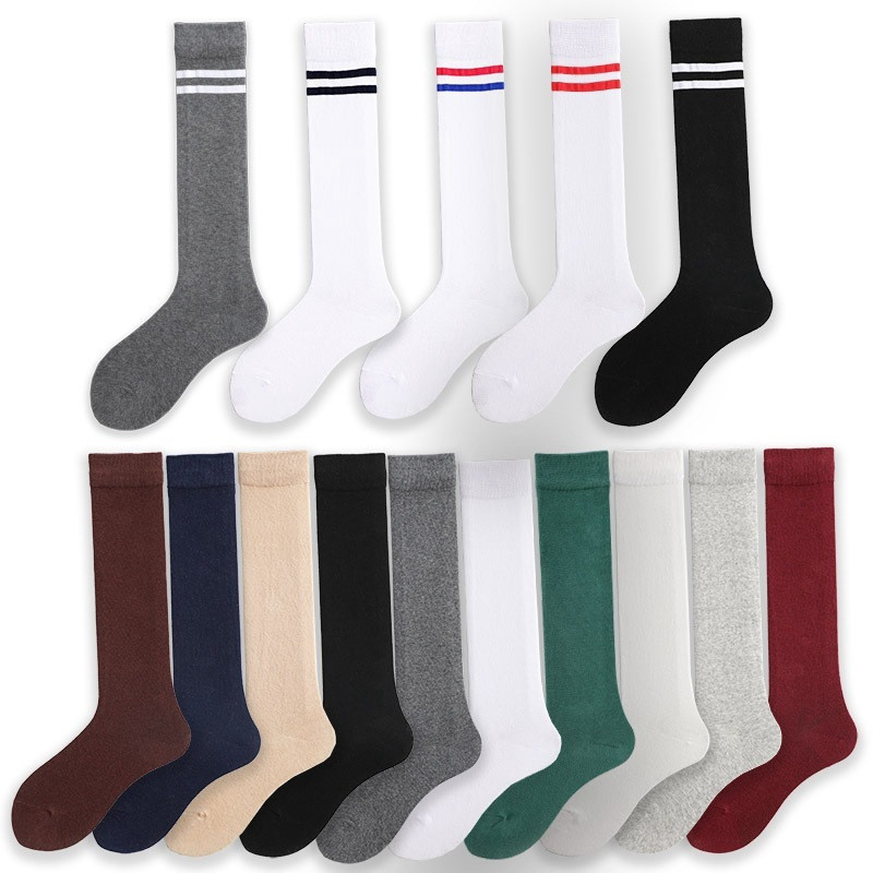 Girl School Sports Knee High Socks/School Uniform Knee High Socks/School Student JK Stocking