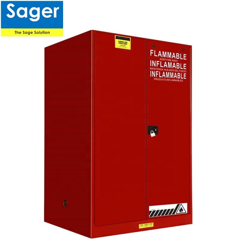 high quality steel safety cabinet for gases, chemicals and hazardous matters in laboratory