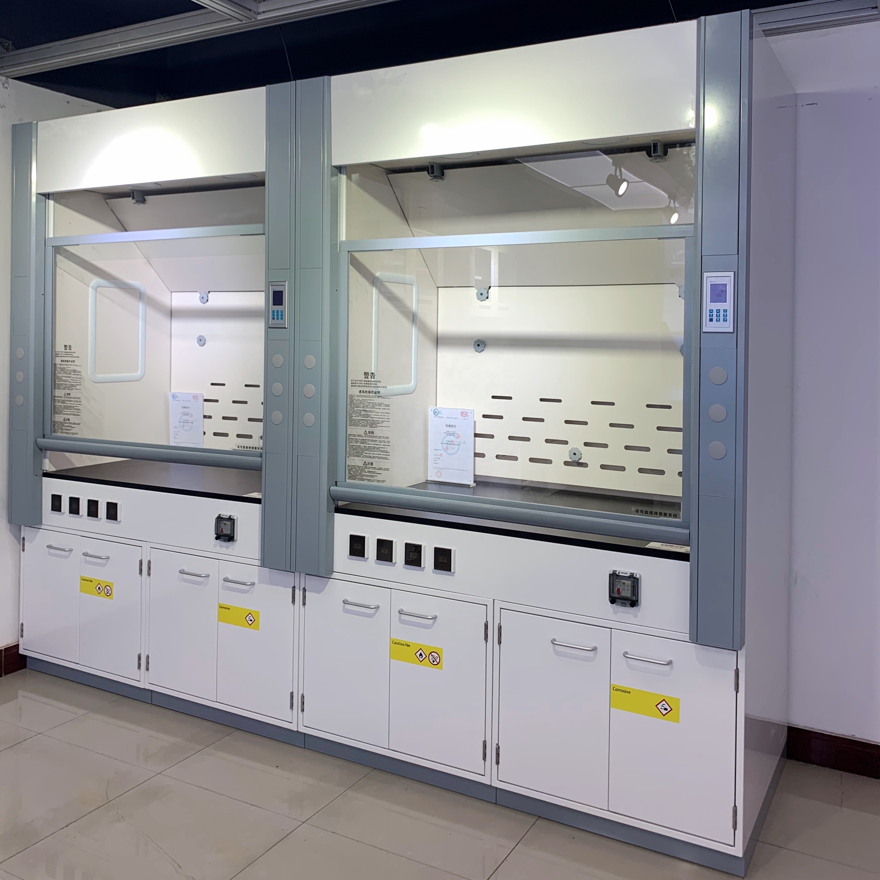 High Quality Laboratory Steel Fume Hood/Fume Cupboard, Acid and Alkali Resistance