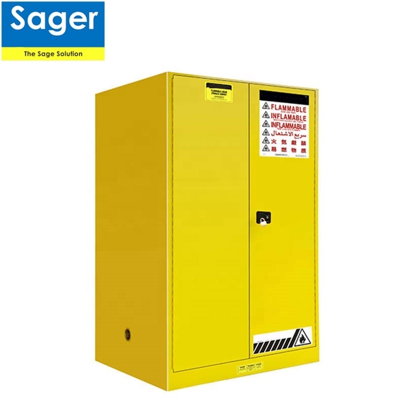 high quality steel safety cabinet for gases, chemicals and hazardous matters in laboratory