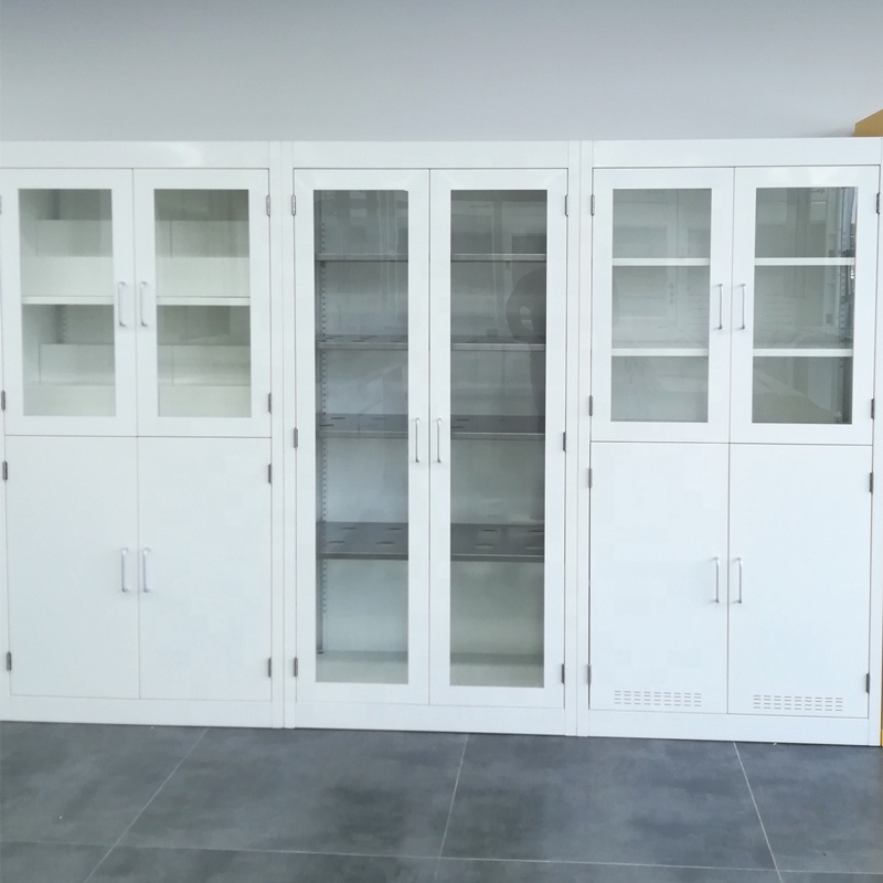 Medical Laboratory Steel Lab Utensil Cabinet For Storage Glassware, Beakers, Measuring tools, etc Resistance to Bearing