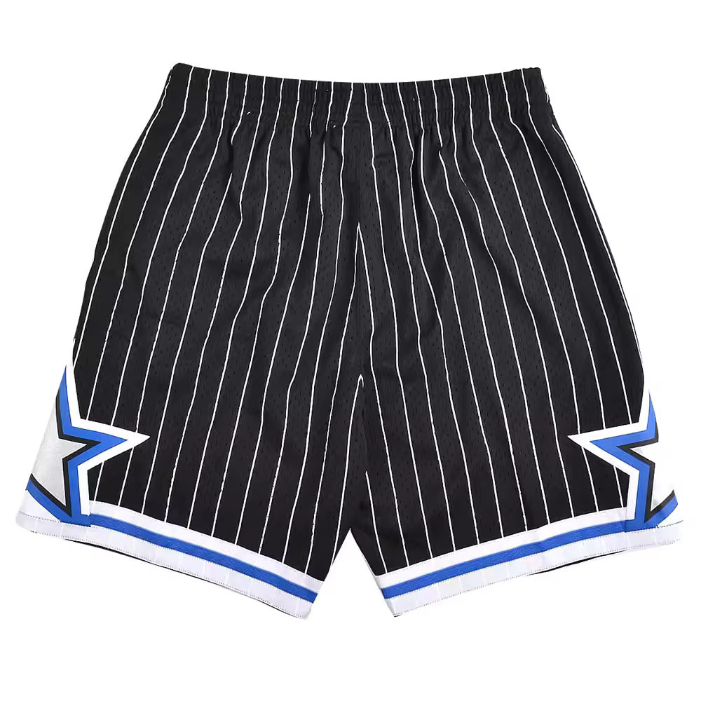 classic printed blank shiny breathable medium above the knee men's embroidery basketball shorts with pockets