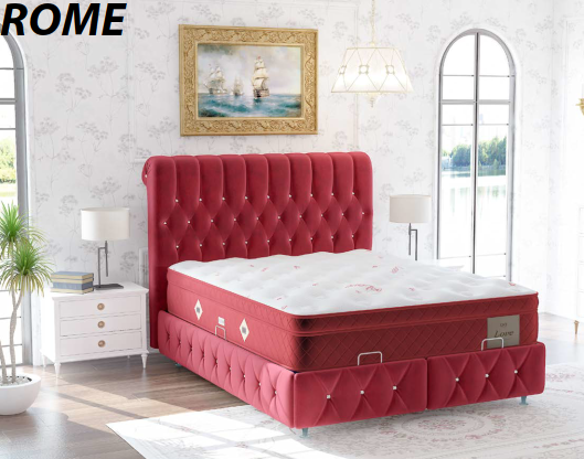 High Quality Upholstery Headboard and Bedbase Set Memory Foam Home Furniture Bedroom Furniture,foam Customized Size Contemporary