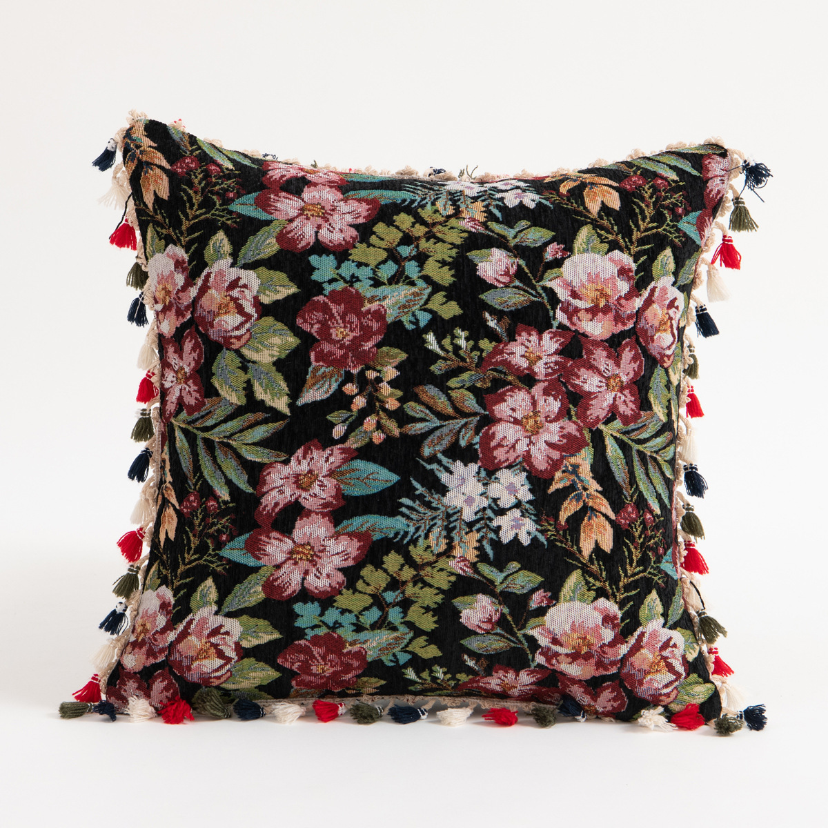 Summer Anne's American Retro Pillow Cover Moroccan Flower Ball Living Room Sofa Cushion Geometry Cushion Pillow Cover