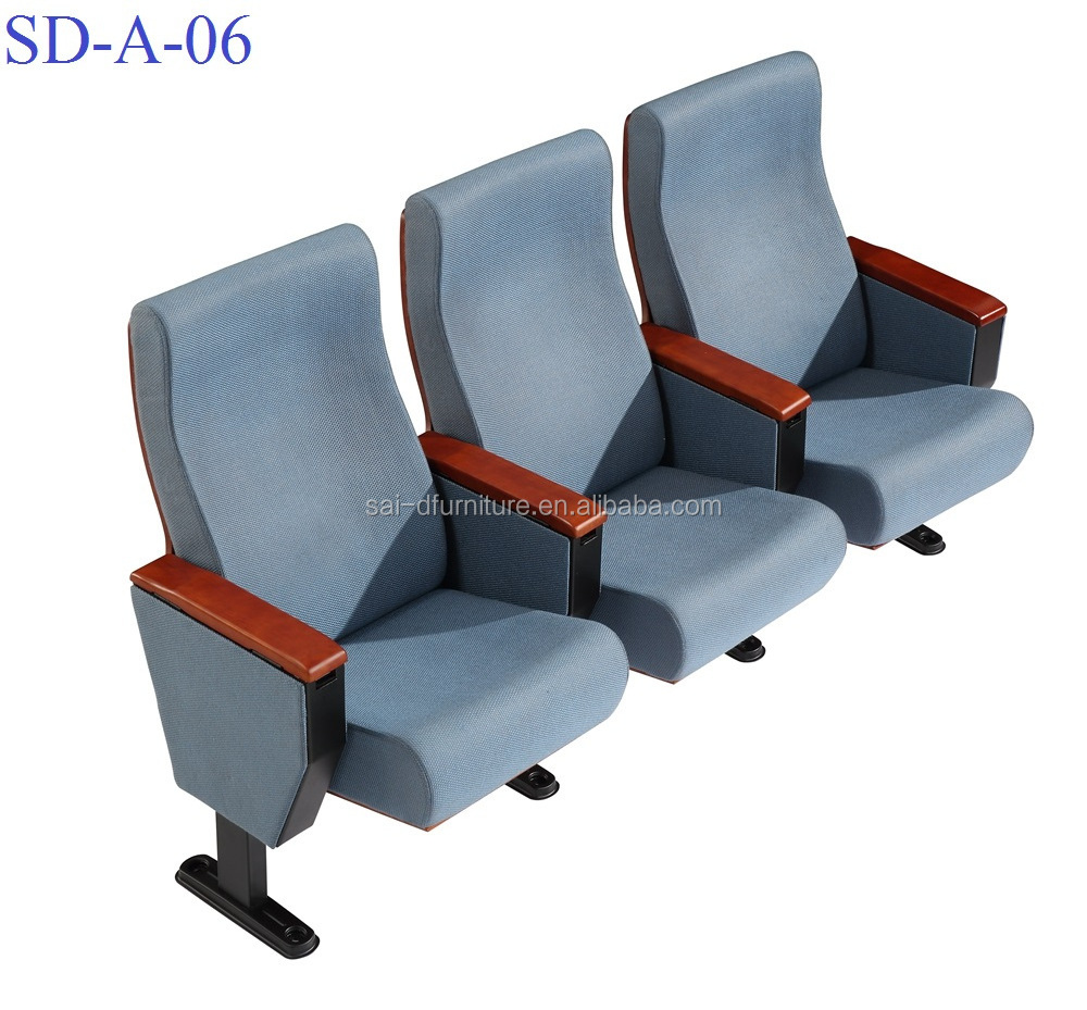 SD-A-06 Moden Auditorium Seating Furniture Used Church Chairs China For Sale