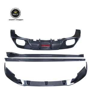 For  BMW Z4 G29 MP Style Carbon Fiber Body kit Front Bumper Lip Side Skirts Diffuser Spoiler