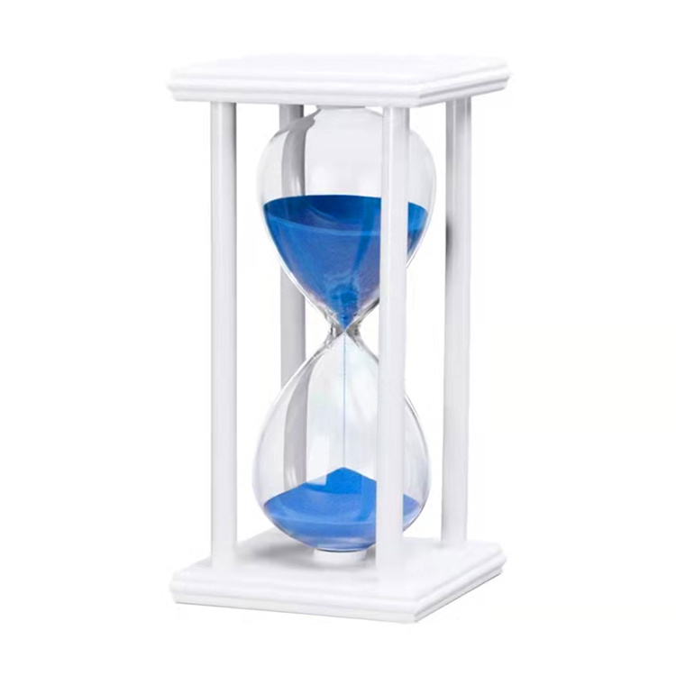 Saibasen Classic 30-min Wooden Sand Glass Traditional Hourglass Birthday Gifts Custom Shower Timer Home Decorative Sand Clock