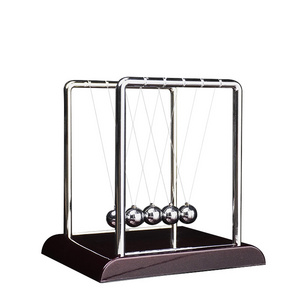 Newton's Cradle Balance Pendulum Physics Learning Desk Toy Swinging Kinetic Balls for Home Office Decoration