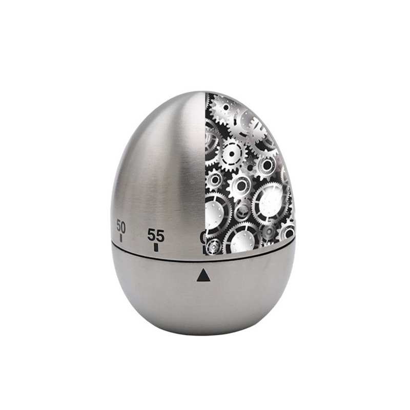 Cute Digital Display Kitchen Timer Stainless Steel Plastic Egg Timer Alarm Clock Metal Time Management Tool Perfect Cooking Aid