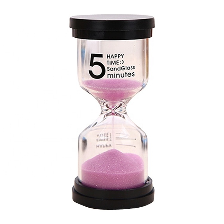 Saibasen Creative 30 mins sand timer Plastic Clock Hour Glass 20/15/10 minutes Mini Timed Hourglass Timer for Kid plastic timer