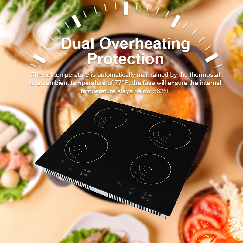 Touch control 4 hobs induction cooker 4 cookers induction hob 4 burners electric induction stove with best quality for wholesale