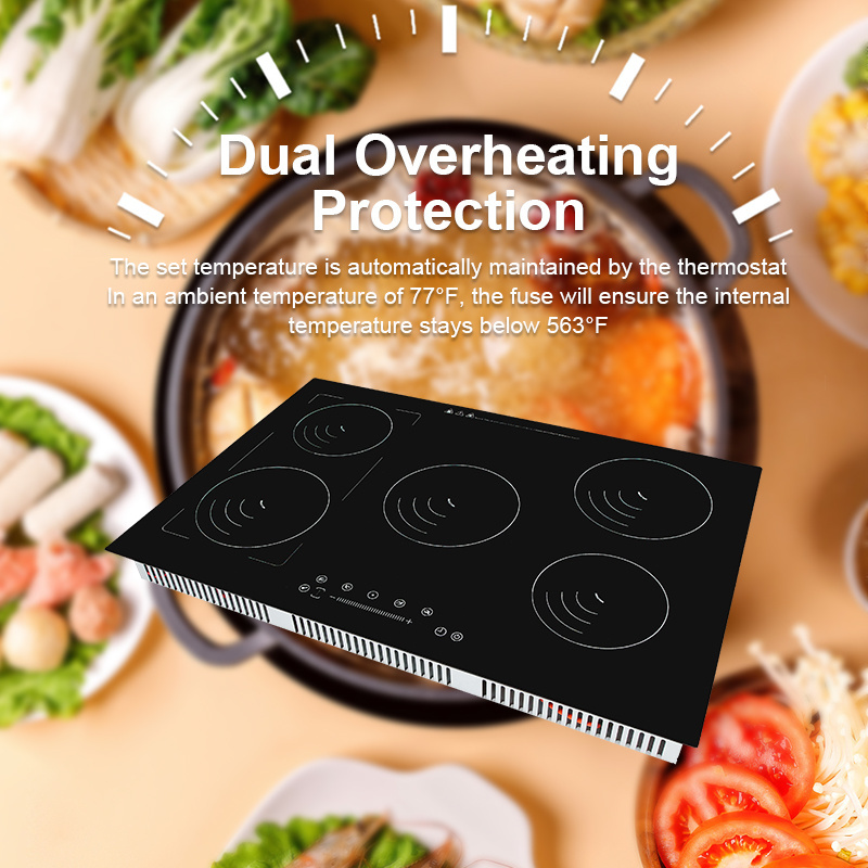 China best seller kitchen appliance 5 burners electric induction cooker stove high quality multiple induction cooktop hob