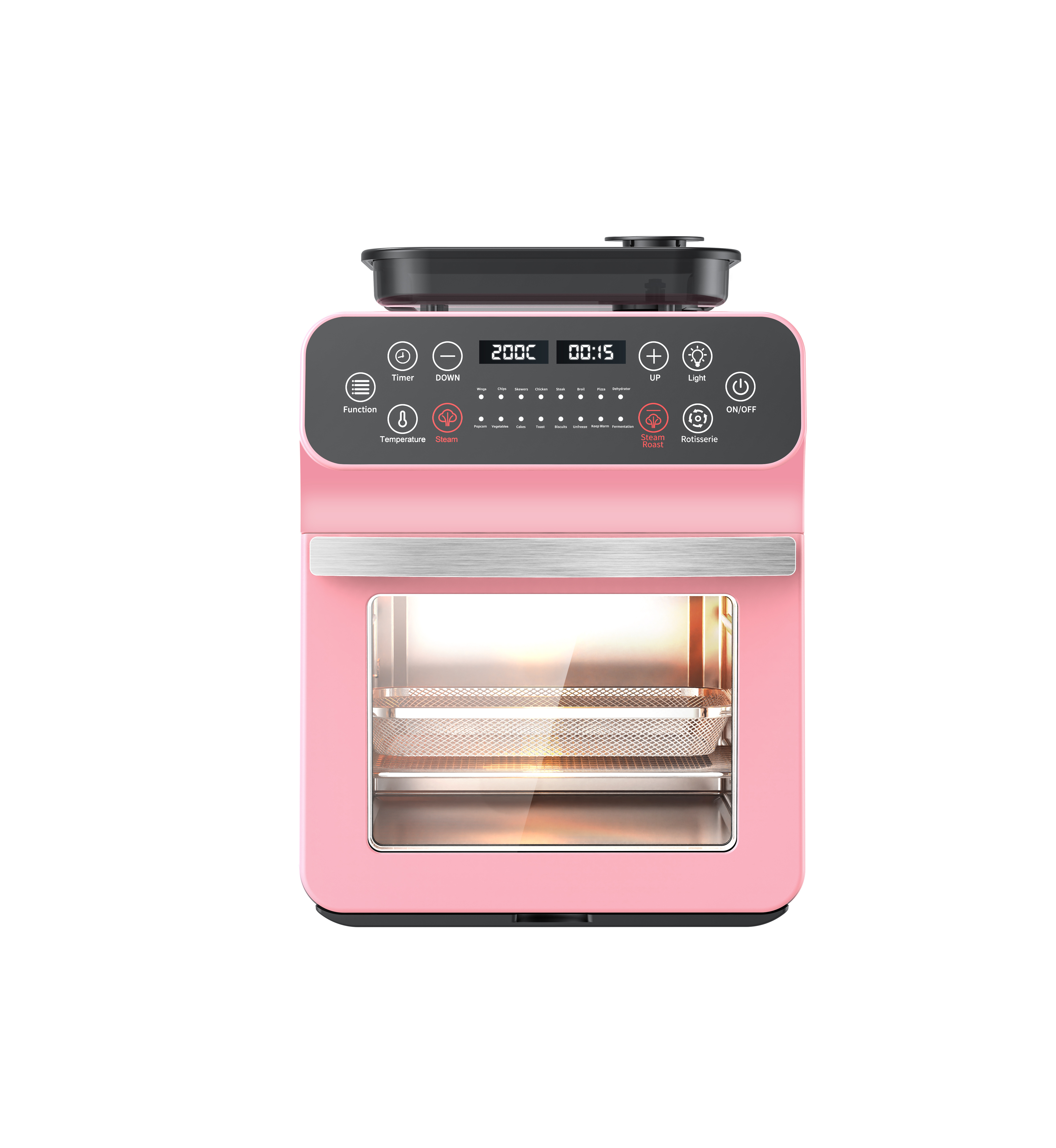 Export grade steam air fryer wholesale air fryer steam factory steam air fryer oven with high technology for Japan Korea market